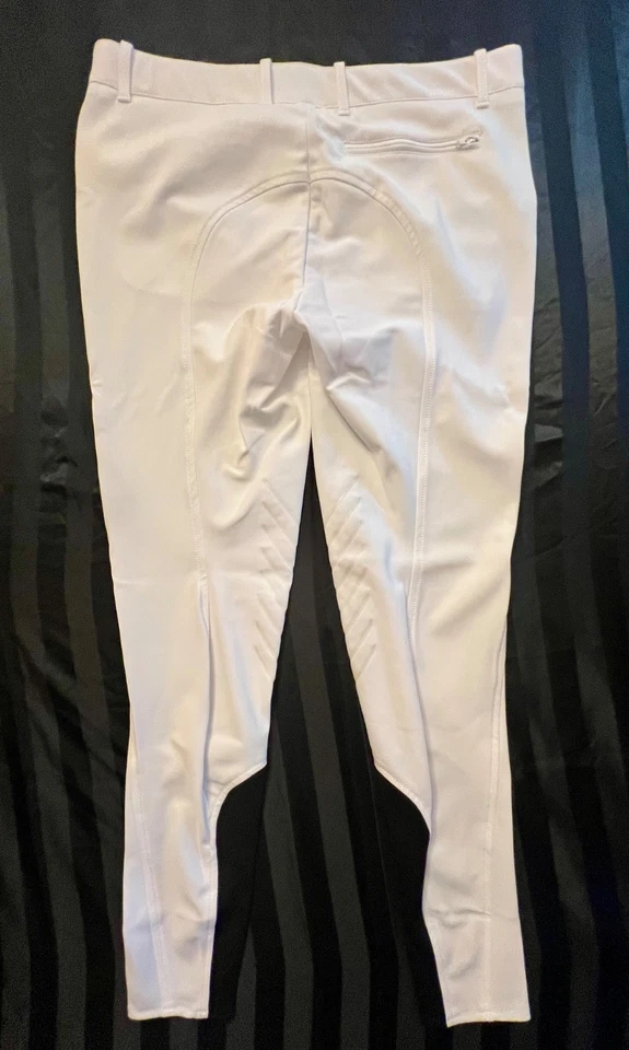 Pantalones blancos Equiline "CrentK B-Move" (talla I-54 para hombre / ~ US 38) - precio de venta sugerido por el fabricante $385 Foto 3 de 4