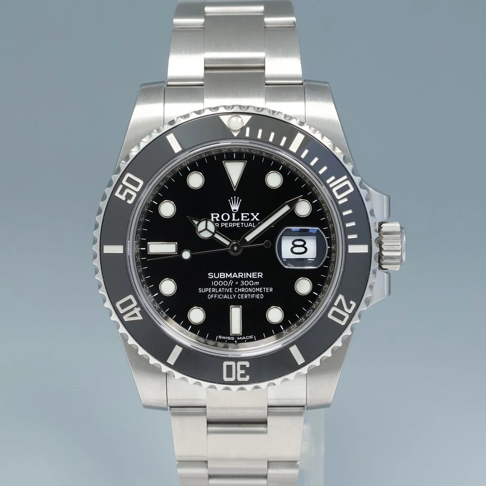 Reloj Rolex Submariner Date 116610LN 2016 como nuevo acero negro bisel de cerámica 40 mm Foto 2 de 4