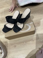 Black Mules Size 7