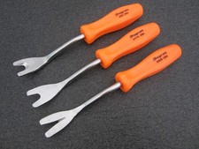 Snap-on 3pc Body Trim Clip Removal Tool Set Asdd103 Orange Hard Handle Usa Snap-on 3pc Body Trim Clip Removal Tool Set Asdd103 Orange Hard Handle Usa