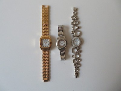 SET mit 3 Damenuhren 2 EVE MON CROIS + 1 LOUIS VALENTIN.  NEU