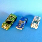Hot Wheels Redline Ford J-Car 1967 Mis Riveted Base! & Mercedes + Sizzler