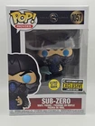 Funko Pop! Mortal Kombat Sub-Zero Glow In The Dark Entertainment Earth Exclusive
