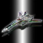 DX Chogokin Macross F VF-25F Messiah Valkyrie Fold Clear Ver. Figure Bandai