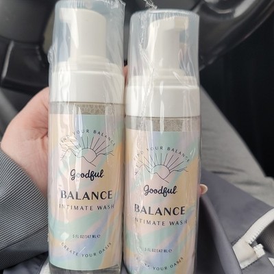 Goodful Balance Intimate Wash Foam 5 fl oz Fragrance-Free Paraben-Free