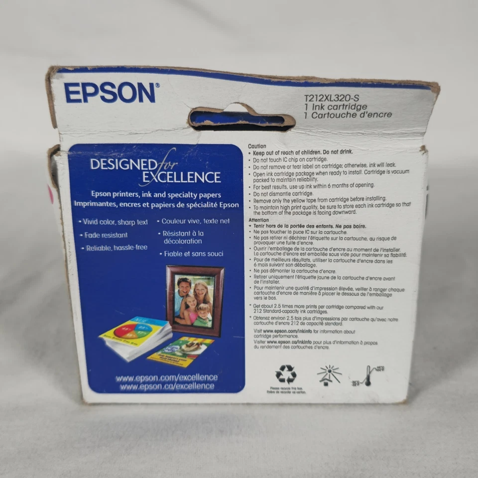 Genuine Epson 212XL Magenta Ink Cartridge T212XL320-S EXP 04/2028 New - Image 2 of 3