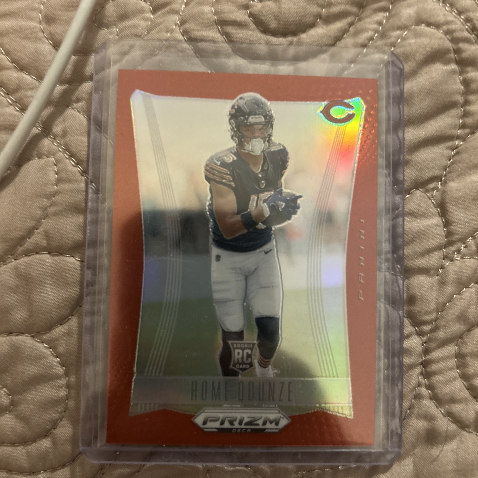 2024 Panini Prizm Deca Rome Odunze RC Red /199 - Chicago Bears