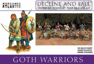 Goth Warriors - Kunststoff 28mm Figuren Bausatz (x30) - Wargames Atlantic WAALR002