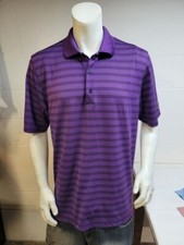 Greg Norman fox hollow purple golf polo shirt size xL   / we3026 r4 d16