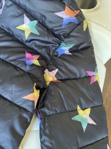 Girl Navy Stars Coat - Picture 14 of 14