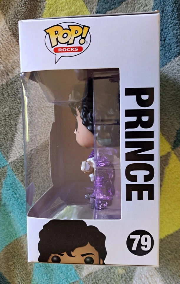 Prince Glitter Pop 79 - Prince Diamond Funko Pop! 2018 abovedado + protector Foto 3 de 4