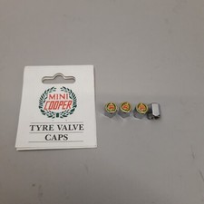 Classic Mini Cooper Ventilkappen Metall Mini Cooper Logo Austin Rover RRF100040