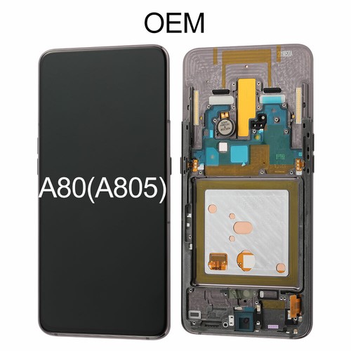 Marco de repuesto digitalizador pantalla táctil LCD para Samsung Galaxy A80 A805 - Imagen 24 de 26