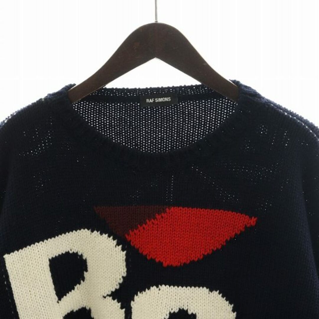Raf Simons RS Knit Sweater Long Sleeve Short Length Logo XS Raf Simons RS Knit Sweater Long Sleeve Short Length Logo XS
