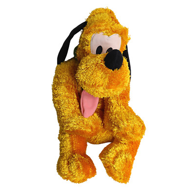 Mattel Fisher Price Disney 19 Inch Pluto Dog Soft Floppy Stuffed Plush 2002