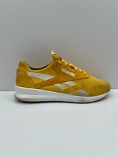 Size 9 - Reebok Classic Nylon Yellow Low Top Lace up Sneaker CN3630