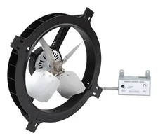 Dayton 10W196 Gable Attic Ventilator, 120V, 1380 CFM