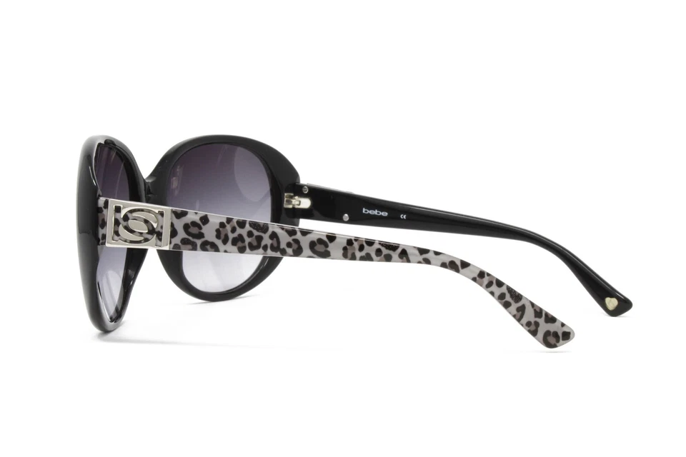 Bebe Women's Fashion Sunglasses BB7055 001 Jet Black 59mm Grey Gradient Lens NEW - Image 3 of 4