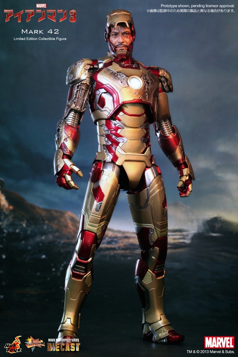 Hot Toys Masterpiece DIECAST 1/6 Iron Man Mark 42 MK XLII