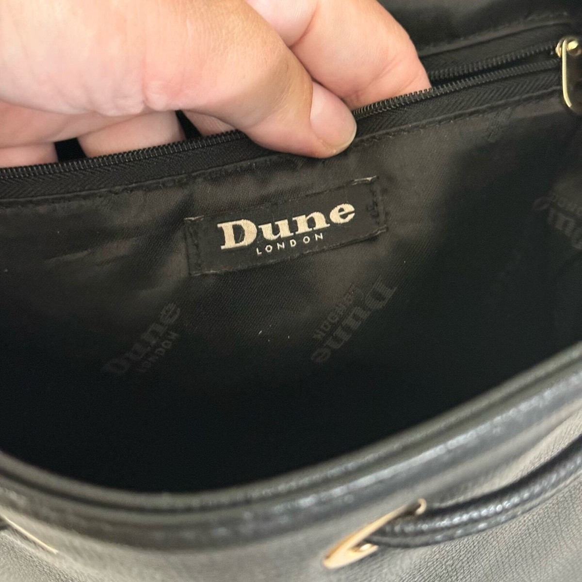 Dune London Backpack Genuine Calf Hair Leopard Print 