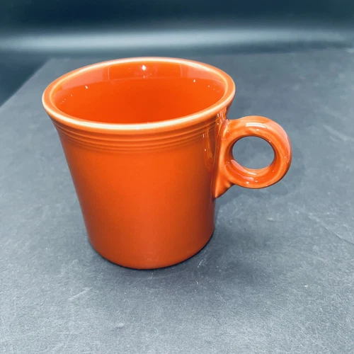 Fiestaware Orange Tom & Jerry Ring Handle Coffee Cup Mug Fiesta