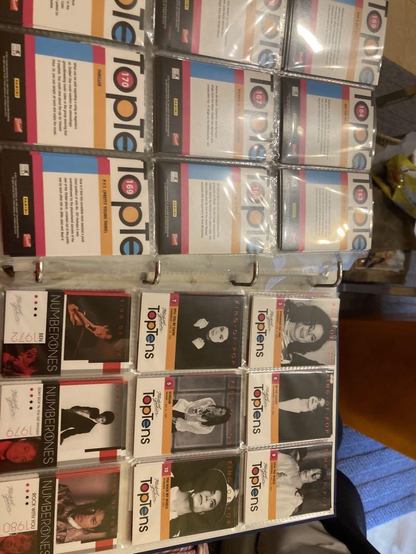 マイケルジャクソンパニーニ190枚セットレギュラーコンプリート Michael Jackson Panini Card 190 Piece Set Regular Complete