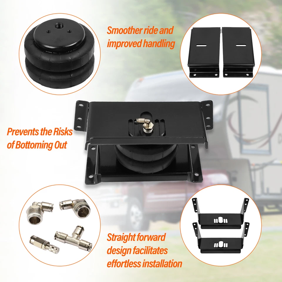 For 1994-2002 Dodge Ram 2500 Truck Rear Bag Suspension Air Over Load Tow Kits Foto 3 de 4