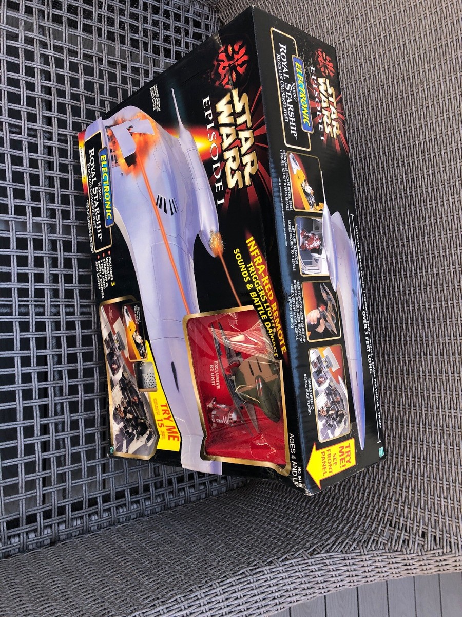 STAR WARS Episode 1 Electronic Naboo Royal Starship 3 STAR WARS Episode 1 Electronic Naboo Royal Starship 3