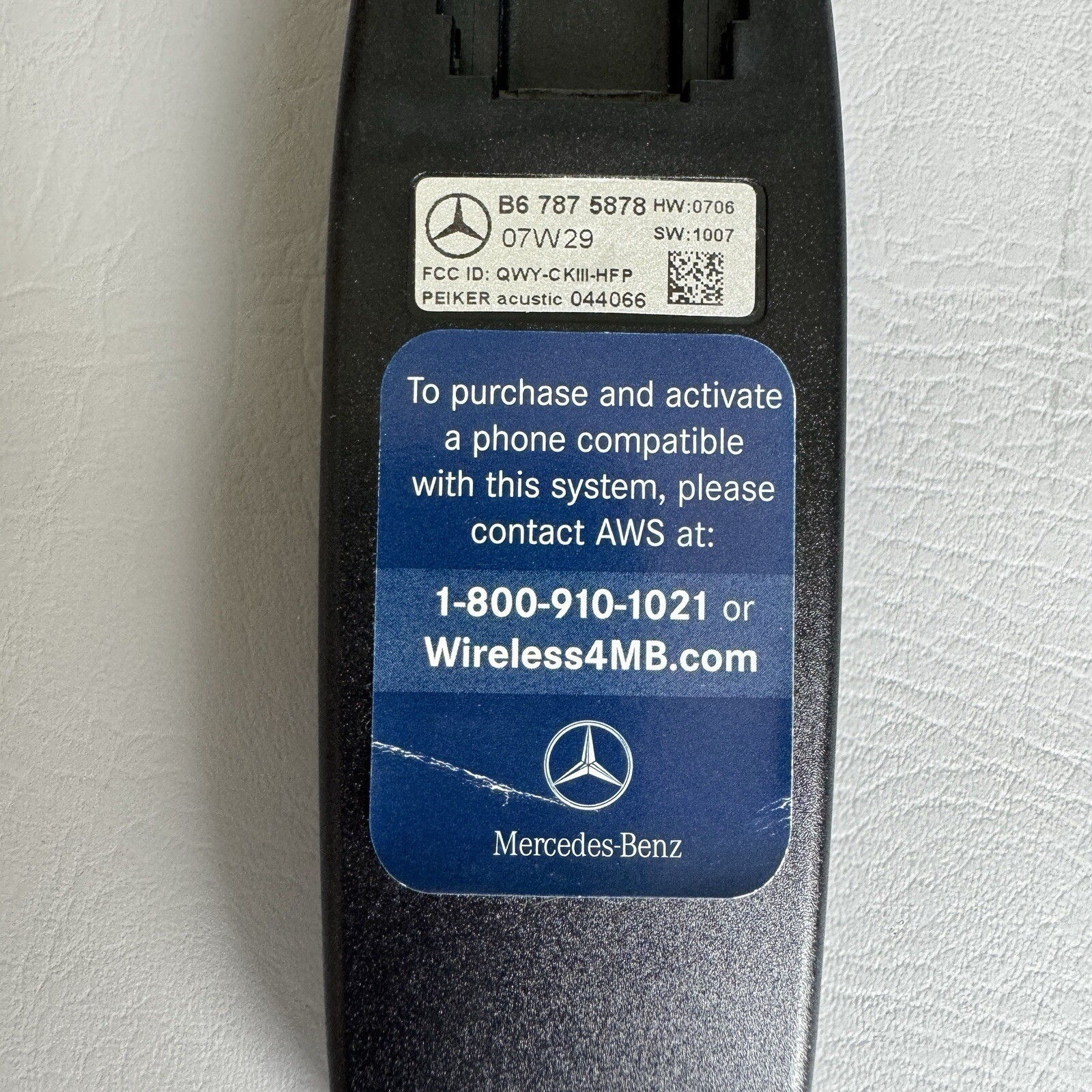 Mercedes Benz S550 E350 Bluetooth Phone Cradle Adapter MHI Interface Module Puck