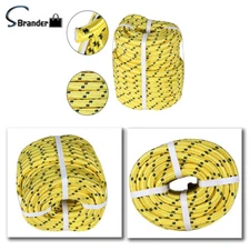 1/2" Double Braid Polyester Rope 5500Lbs Breaking Strength Strong Pulling Cord