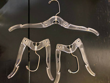 Vintage CELEBRITY Folding Travel Hangers 1960's 2 Packages of 3 Plastic