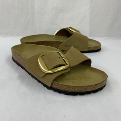 新品タグ付【BIRKENSTOCK】 Madrid (Waxy Leather) Madrid Big Buckle Nubuk Leather Faded Lime | BIRKENSTOCK