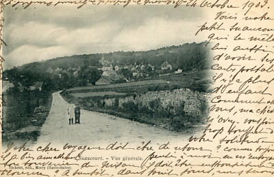 Karte LA ROCHE MOREY Gesamtansicht von Suaucourt 
