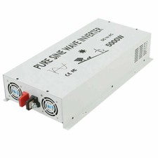 5000W 24V to 120V DC AC Power Inverter Off Grid Pure Sine Wave Inverter Solar