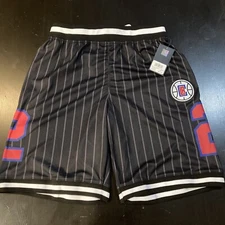UNK NBA LOS ANGELES CLIPPERS KHAWI LEONARD #2 size MEDIUM BASKETBALL SHORTS