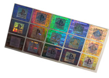 15x Sticker Case hologram holographique holografischer Aufkleber PS1 Playstation