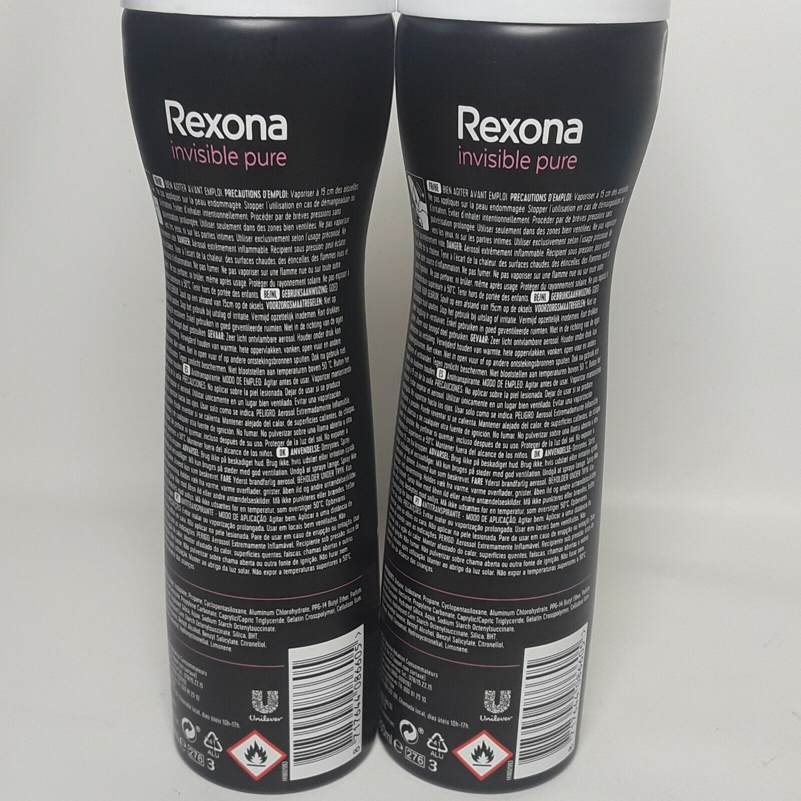 Rexona Natural Mineral Pure Deodorant Spray 200ml 6.7 fl oz