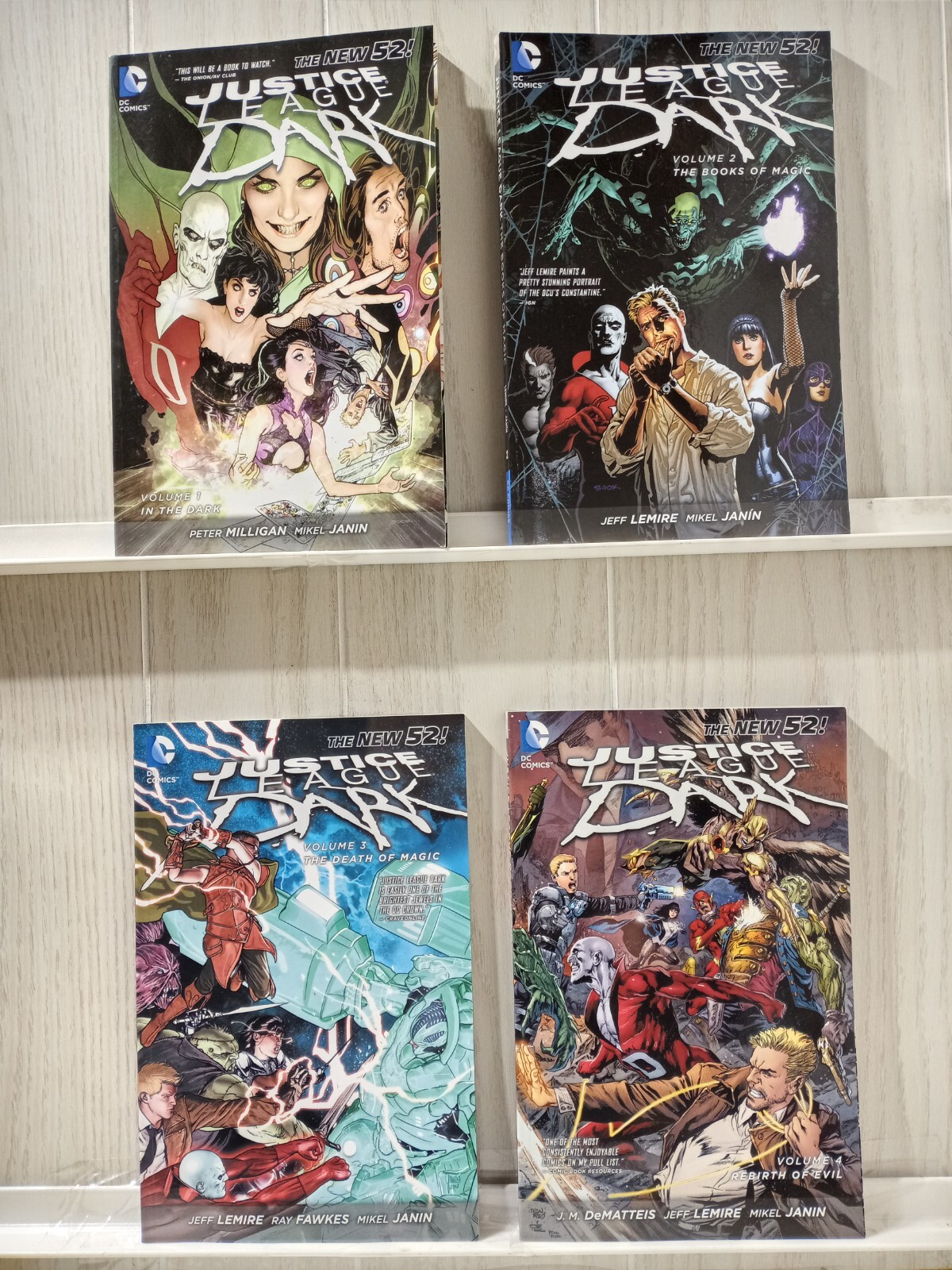 Justice League Dark Vol. 1-4 The New 52!, TPB, we combine ship