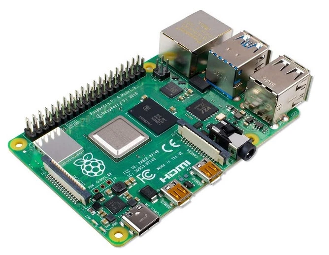 Raspberry RAS Pi R PI RPI PI4B 4 Four Model B 4B 2GB 4K Cooler Mini Computer Kit - Image 3 of 4