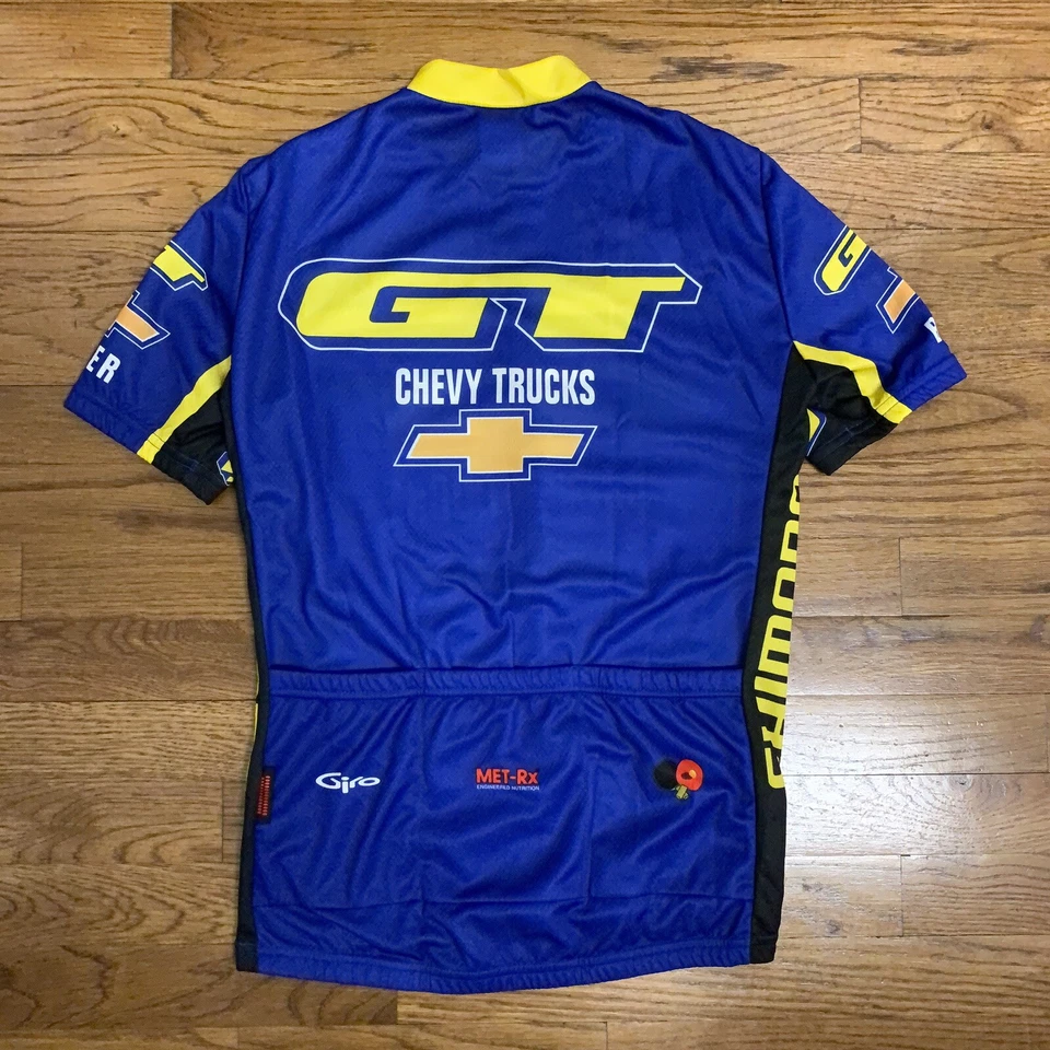 GT Chevy Shimano Rock Shox Ciclismo Hombres Jersey 1/4 Cremallera Bicicleta Bicicleta De Marchi S Foto 4 de 4