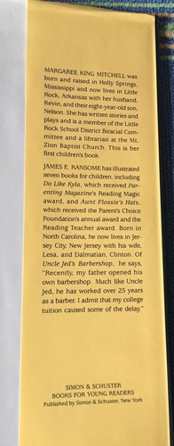 BESCHRIFTET. James Ransome. Onkel Jed’s Barbershop. Margaree King Mitchell. 1993. - Bild 5 von 12