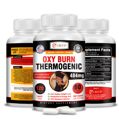 Oxy Burn Thermogenic - L-Carnitine - Weight Loss, Suppress Appetite, Fat  Burning