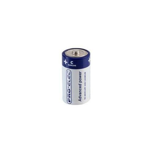 PSG91112 PRO ELEC Batteria, Ultra Alcalino, C 2Pk