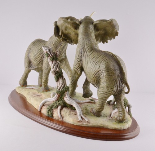 Lenox Elephants "Thundering Plains 1999" (19" Long - 11 1/4" Tall) - Picture 6 of 10