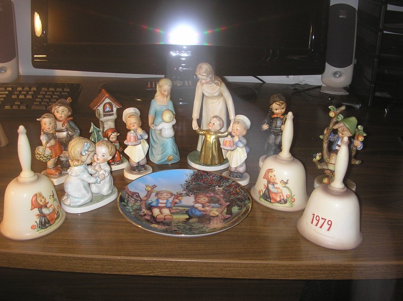 Collection of Vintage Goebel Hummel  Figurines, Bells & Book
