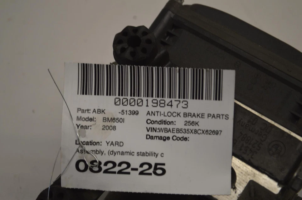 BMW 650I 2008-2010 tracción trasera E64 DSC antibloqueo potencia ABS módulo de bomba de freno OEM Foto 4 de 4
