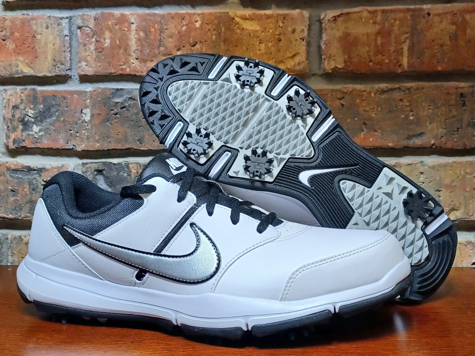 New Nike Durasport 4 Golf Shoes White/Black/Silver 844550100 Men's Sizes eBay
