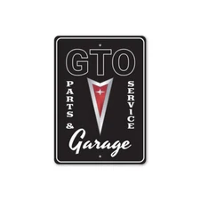 GTO Parts Garage Sign, Home Décor Metal Sign
