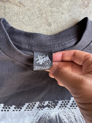 DS Vintage Stussy Skate Tough Little Boys T-shirt sz XL Black | eBay