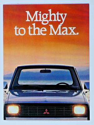 1985 Mitsubishi Mighty Max Vintage 3 Page Original Print Ad | eBay